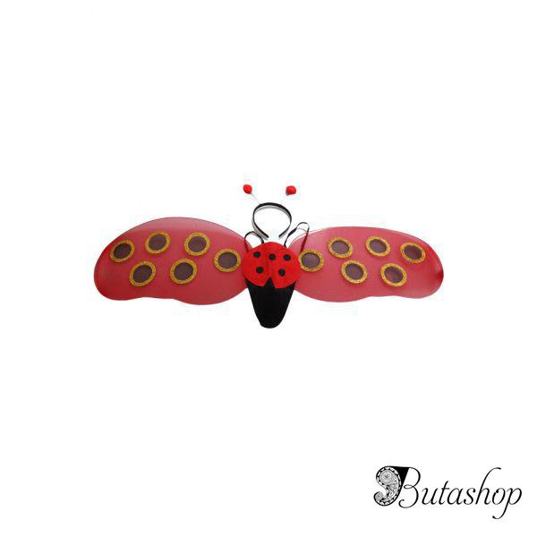 Ladybug Headband & Wings Costume Accessory - www.butashop.com