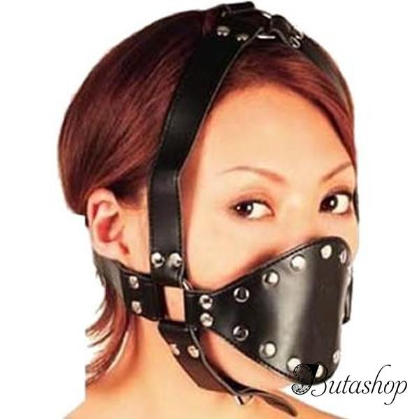 Черный мягкий резиновый намордник - www.butashop.com