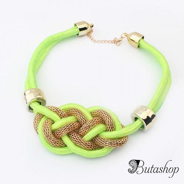 РАСПРОДАЖА! Тканное ожерелье - www.butashop.com