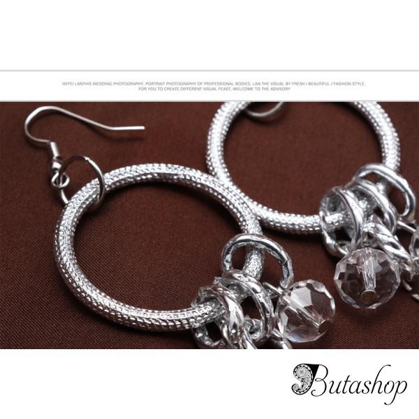 РАСПРОДАЖА! Вечерние серьги с перламутром - www.butashop.com