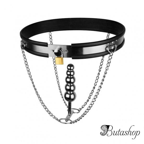 Пояс верности с анальной пробкой - www.butashop.com