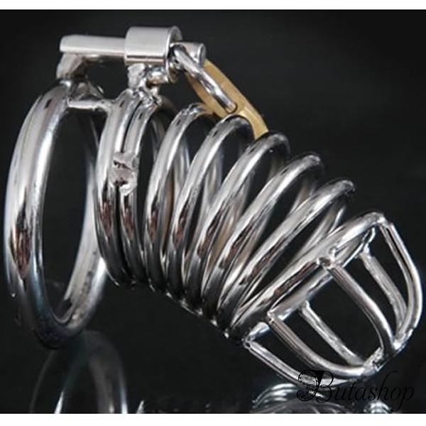 Стальное устройство целомудрия Diamondring De Luxe - www.butashop.com