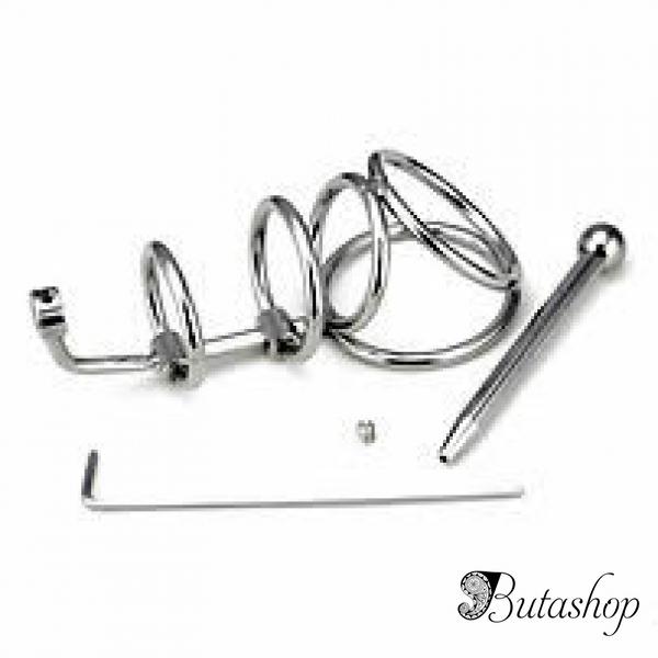 Тройное кольцо Целомудрия Prince‘s Wand Chastity Cage ZA079 - www.butashop.com