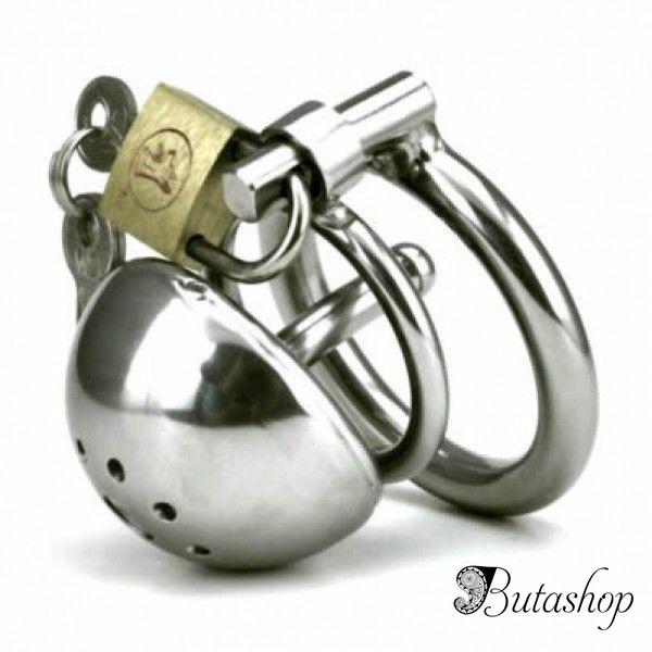 Клетка для пениса с катетером и замочком - www.butashop.com