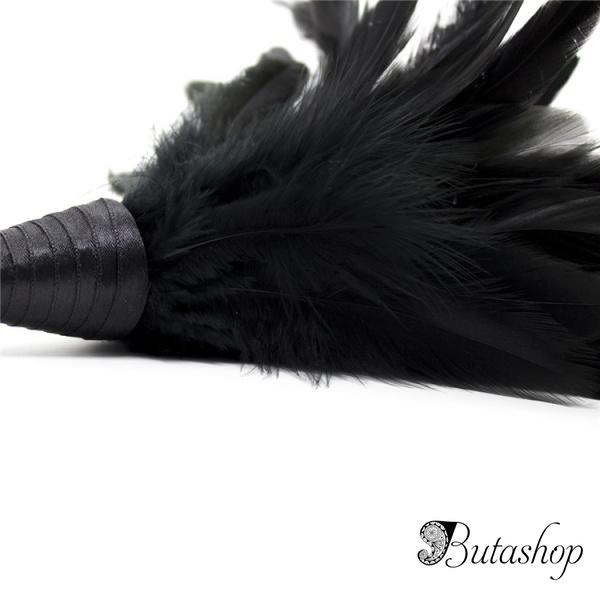 Тиклер из перьев черный - www.butashop.com