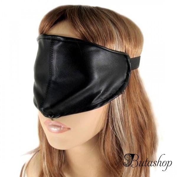 Черная повязка на глаза закрытая - www.butashop.com