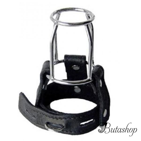 Кожаный фиксатор на пенис еффективный - www.butashop.com