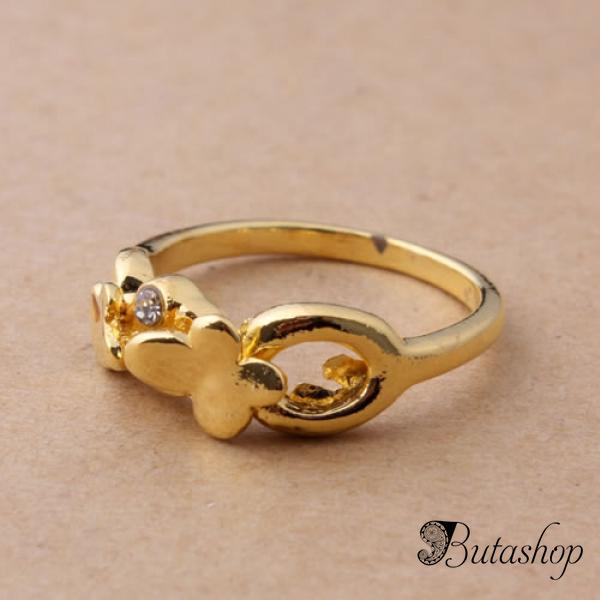 РАСПРОДАЖА! Очаровательное колечко со стразами - www.butashop.com