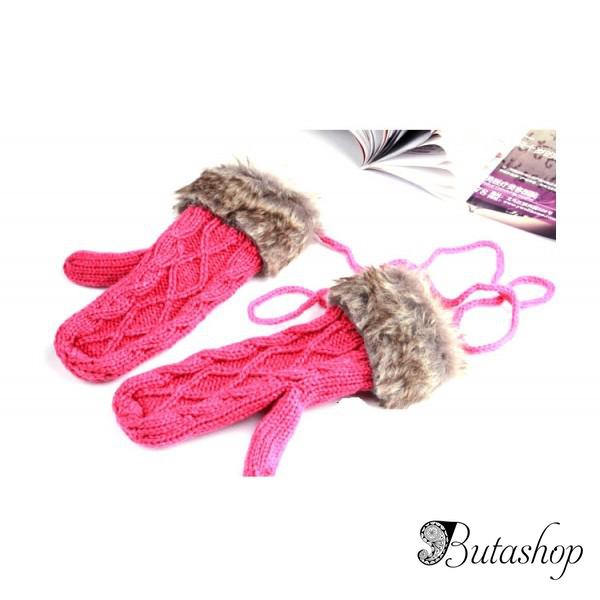 РАСПРОДАЖА! Теплые вязаные рукавички - www.butashop.com