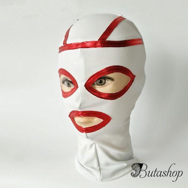 Белая латексная маска - www.butashop.com