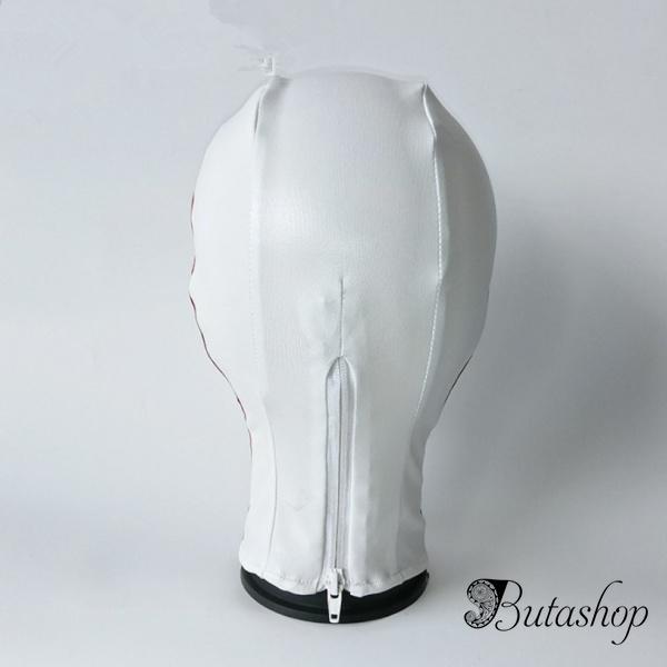 Белая латексная маска - www.butashop.com
