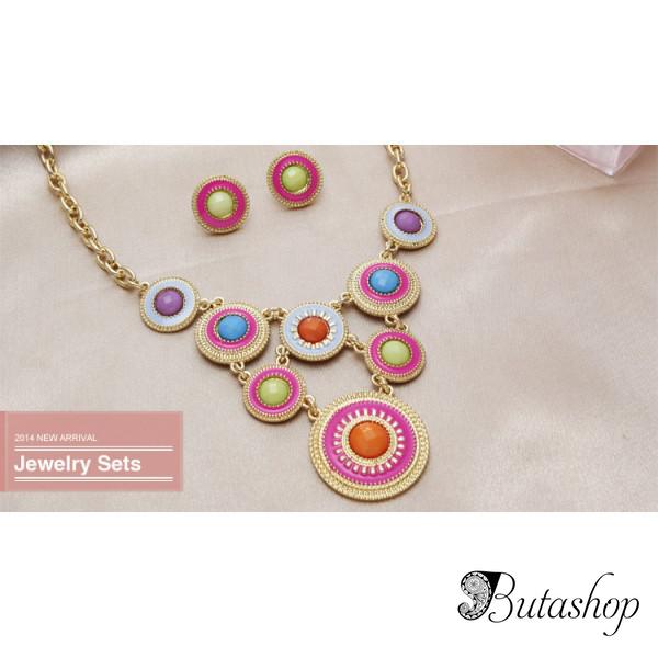 РАСПРОДАЖА! Эксклюзивный набор из ожерелья и серьг - www.butashop.com