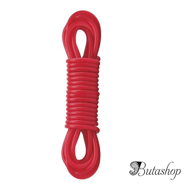 РАСПРОДАЖА! Силиконовая веревка красная - www.butashop.com