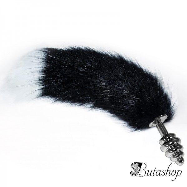 Анальная пробка с пушистым хвостом Classic S - www.butashop.com