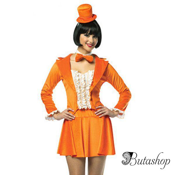 Оранжевый маскарадный костюм из фильма Тупой еще тупее - www.butashop.com