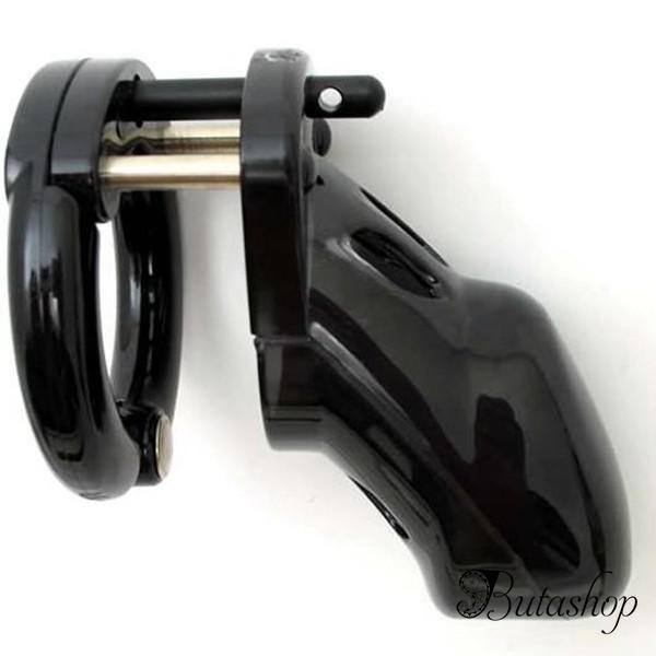 Черное мужское устройство целомудрия CB-3000 - www.butashop.com