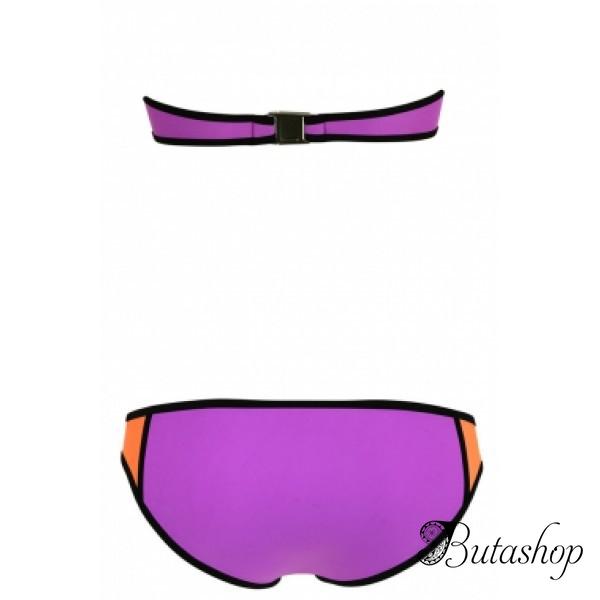Трехцветный купальний комплект - www.butashop.com