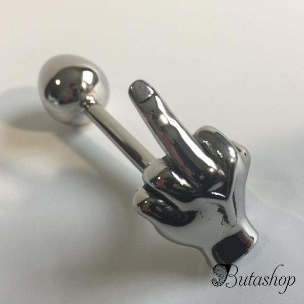 Анальная металлическая пробка Fuck - www.butashop.com