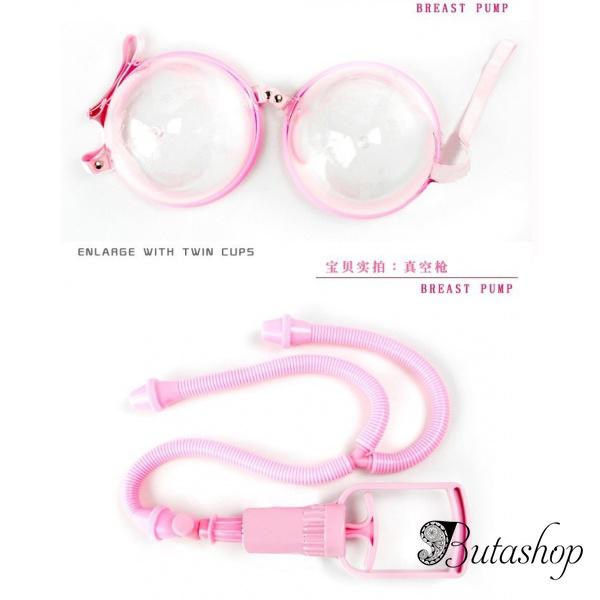 Вакуумная помпа для груди розовая - www.butashop.com