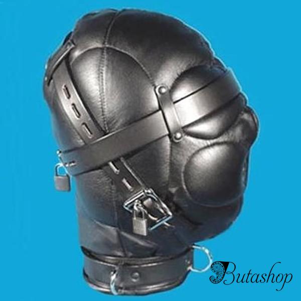 Кожаный намордник из экокожи - www.butashop.com
