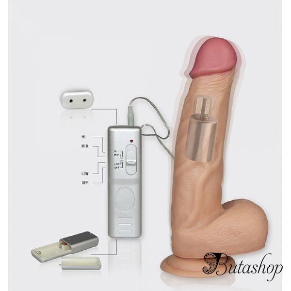 8.5 Real Extreme Extra Girth Vibrating Dildo - www.butashop.com