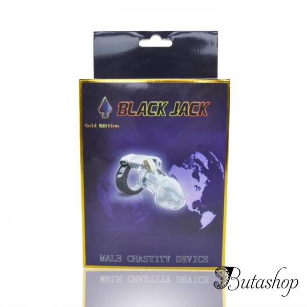 Мужской пояс верности Black Jack - www.butashop.com