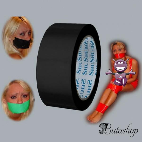 Черная клейкая лента для связывания - www.butashop.com