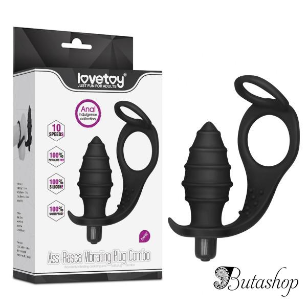 Чёрный водонепроницаемый стимулятор - www.butashop.com