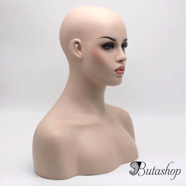 Манекен женская голова из стекловолокна - www.butashop.com