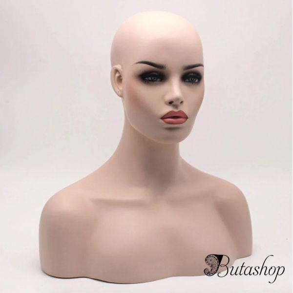Манекен женская голова из стекловолокна - www.butashop.com