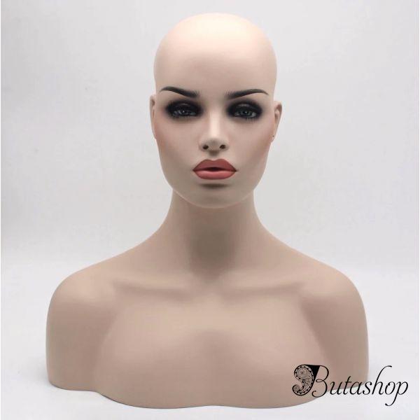 Манекен женская голова из стекловолокна - www.butashop.com