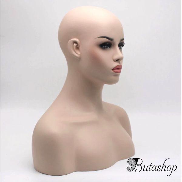 Манекен женская голова из стекловолокна - www.butashop.com
