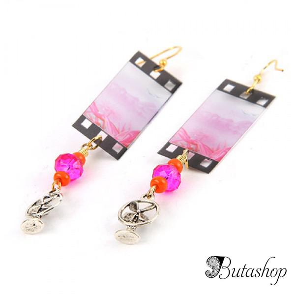 РАСПРОДАЖА! Оригинальные серьги - Фотопленка - www.butashop.com