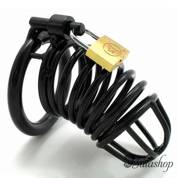 Черное устройство целомудрия черное - www.butashop.com