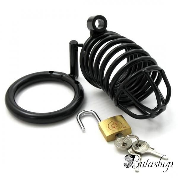 Черное устройство целомудрия черное - www.butashop.com