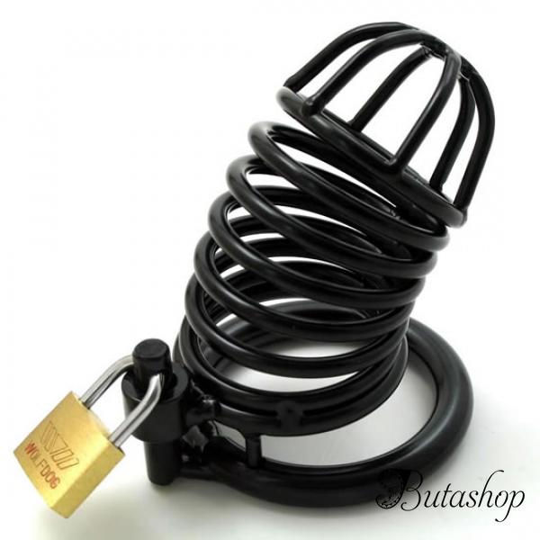 Черное устройство целомудрия черное - www.butashop.com