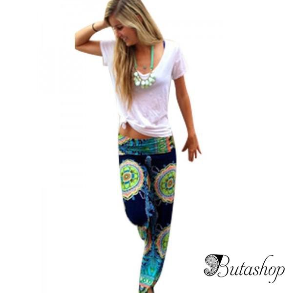 РАСПРОДАЖА! Леггинсы в цветочный принт - www.butashop.com