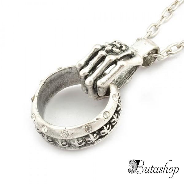 РАСПРОДАЖА! Ожерелье с кулоном в форме кольца - www.butashop.com