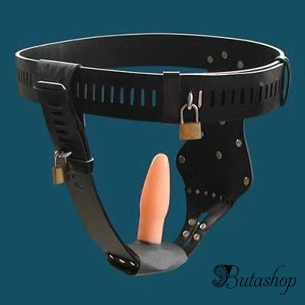 Женское устройство целомудрия с вагинальным фаллоимитатором - www.butashop.com