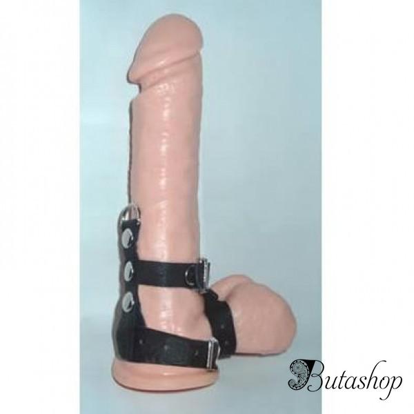 Кожаный фиксатор для пениса - www.butashop.com