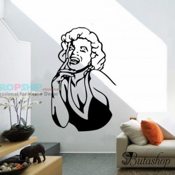 РАСПРОДАЖА! Виниловая наклейка - Мерлин Монро - www.butashop.com