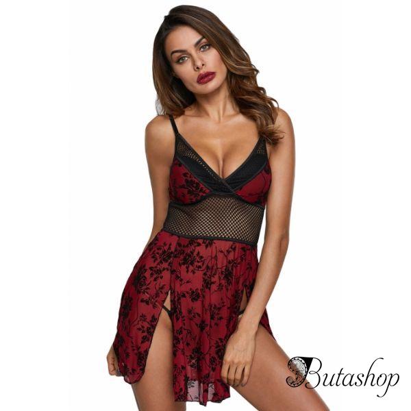 Juliet Roses Babydoll Set - www.butashop.com