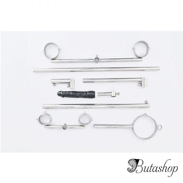 Male Stainless Steel New Style Bondage Frame Dog Slaves Devices - www.butashop.com