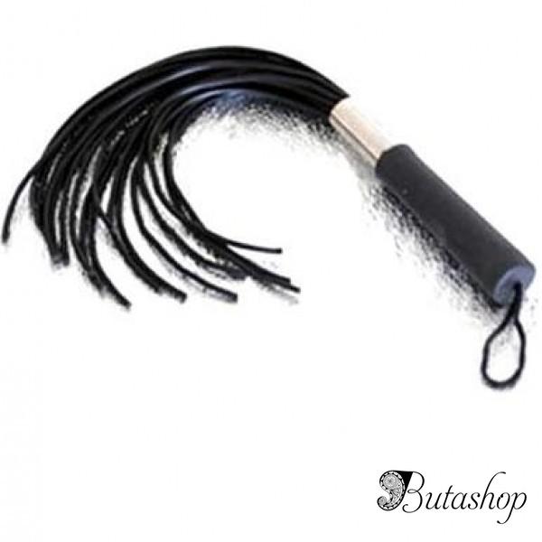 Черный резиновый кнут - www.butashop.com