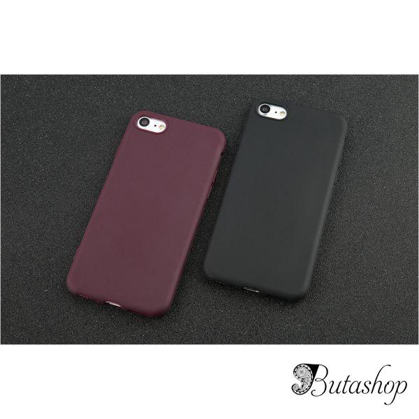 РАСПРОДАЖА! Чехол для Iphone 7 Plus | Iphone 8 Plus | марсала - www.butashop.com