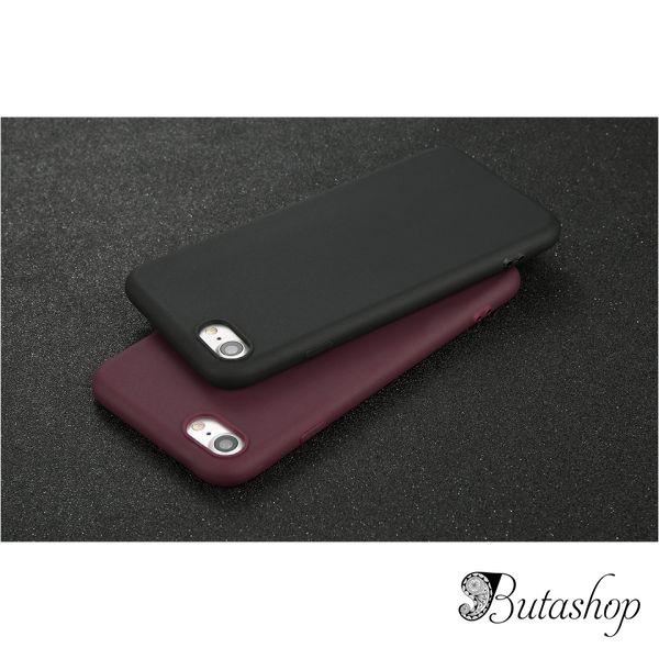 РАСПРОДАЖА! Чехол для Iphone 7 Plus | Iphone 8 Plus | марсала - www.butashop.com