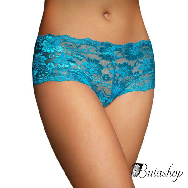 Трусики-шортики цвета аквамарина - www.butashop.com