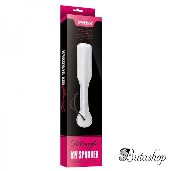 Стек белый Struggle My Spanker - www.butashop.com