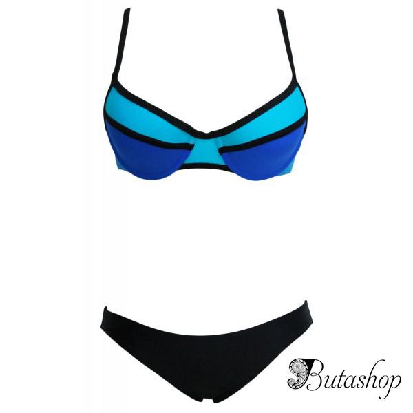 Купальник неонового голубого цвета - www.butashop.com