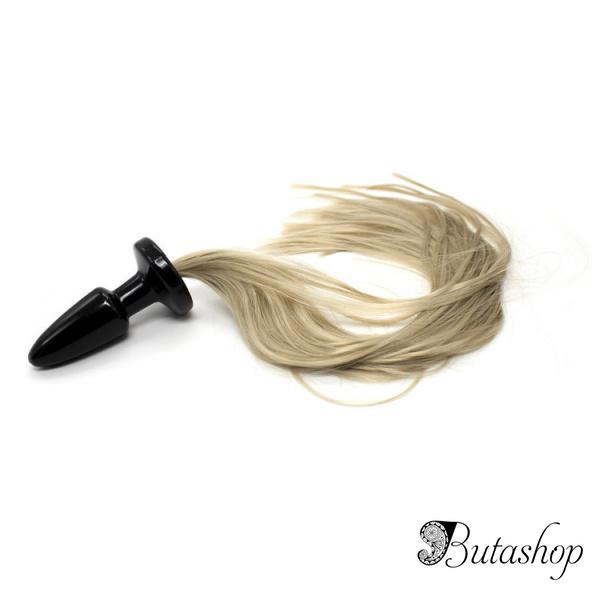 Анальная пробка с длинным хвостом - www.butashop.com